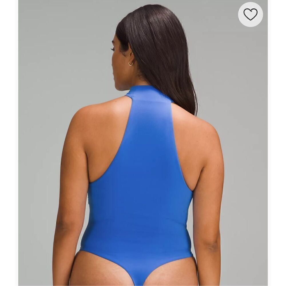 Lululemon Wundermost Ultra-Soft Nulu Mockneck Sleeveless Bodysuit size M NWT - Picture 5 of 8